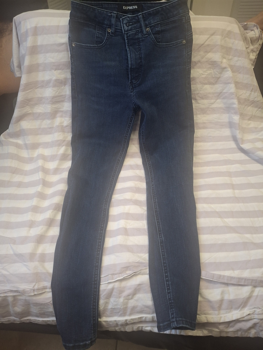 Express Slim Dark Indigo Womens Jeans